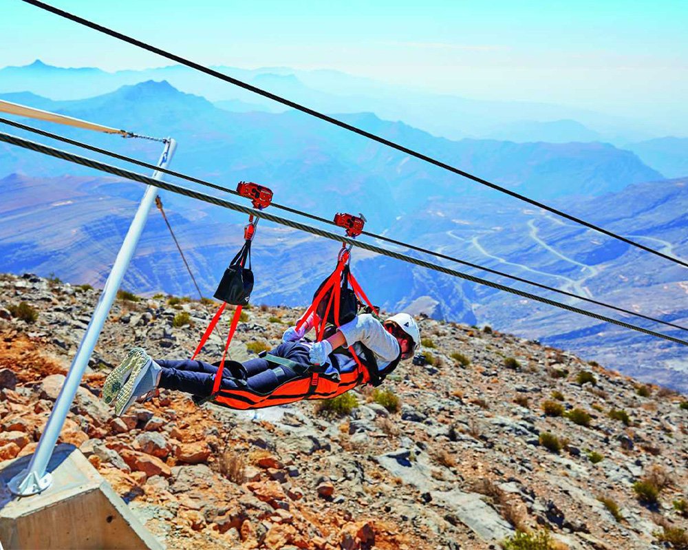 ZIP LINE IN RAS AL KHAIMAH